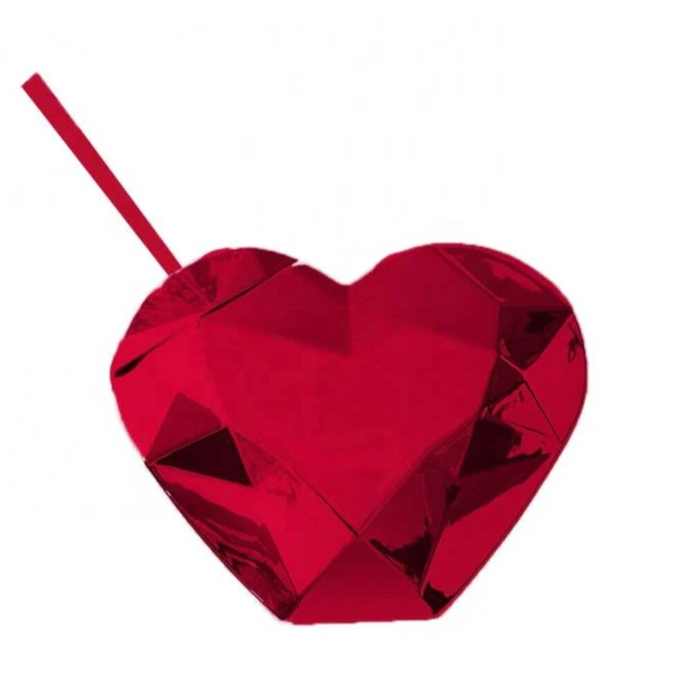 Red Disco Heart Tumbler- Set of 2